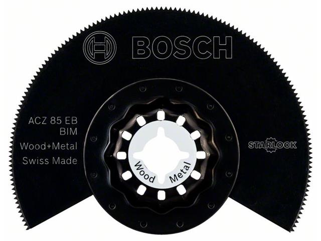 BIM segmentni žagin list Bosch ACZ 85 EB,Wood and Metal, Kolenčast, 85mm, 2608661636