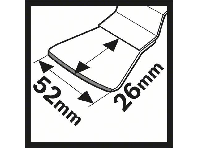 HCS Strgalo Bosch ATZ 52 SC, togo, Dimenzije: 52x26mm, 2608661646