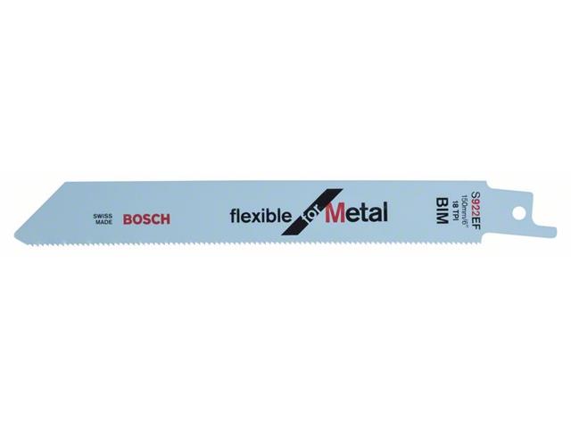 Listi za sabljasto žago Bosch S 922 EF, kovina, Pakiranje: 25 kos, 2608657551