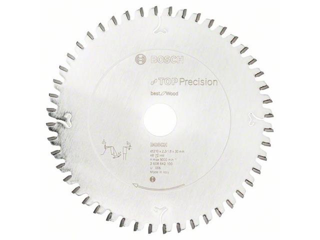 List krožne žage Top Precision Best for Wood 210 x 30 x 2,3 mm, 48