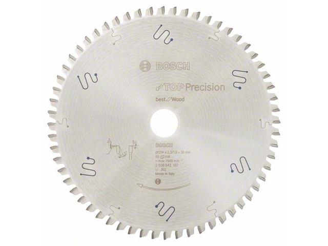 List krožne žage Top Precision Best for Wood 254 x 30 x 2,3 mm, 60