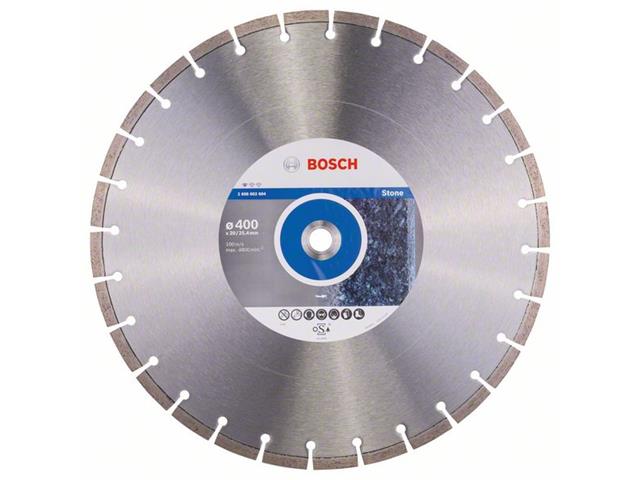 Diamantna rezalna plošča Bosch Standard for Stone, Dimenzije: 400x20/25,40x3,2x10mm, 2608602604