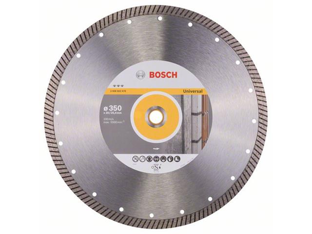 Diamantna rezalna plošča Bosch Best for Universal Turbo, Dimenzije: 350x20/25,40x3,2x12 mm, 2608602678