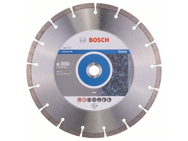 Diamantna rezalna plošča Bosch Standard for Stone, Dimenzije: 300x22,23x3,1x10mm, 2608602698