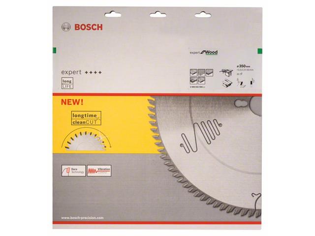 List za krožne žage Bosch Expert for Wood, Dimenzije: 350x30x3,5mm, Zob: 30, 2608642504