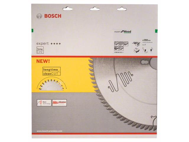 List za krožne žage Bosch Expert for Wood, Dimenzije: 350x30x3,5mm, Zob: 54, 2608642512