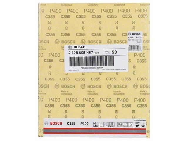 Brusilni list C355 230 x 280 mm, 400