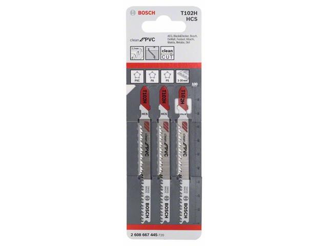 List za vbodno žago Bosch Clean for PVC T 102 H , 2608667445