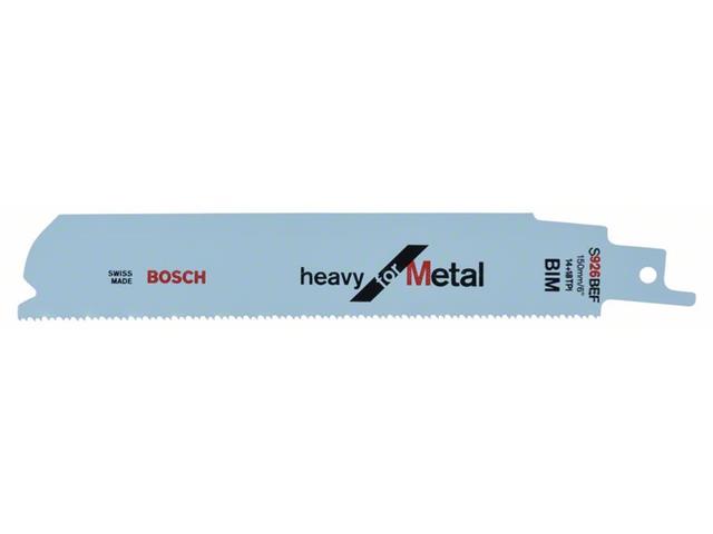 Listi za sabljasto žago Bosch S 926 BEF, kovina, Pakiranje: 25 kos, 2608653067