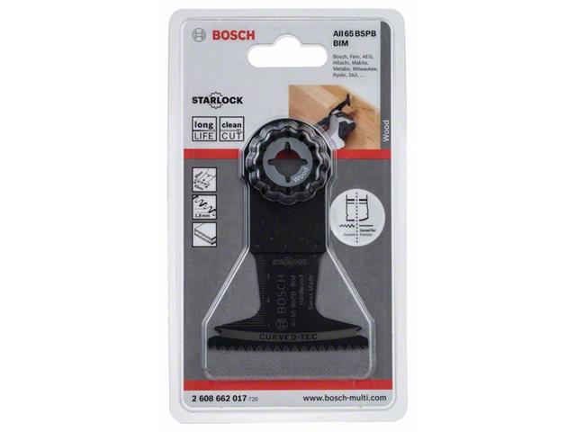 BIM Potopni žagin list Bosch AII 65 BSPB, Hard Wood, Dimenzije: 40x65mm, 2608662017