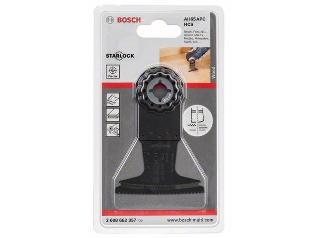 HCS Potopni žagin list Bosch AII 65 APC, Wood, Dimenzije: 40x65mm, 2608662357