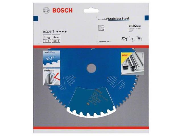 Žagin list Bosch Expert for Stainless Steel, Dimenzije: 192x20x1,9mm, Zob: 38, 2608644288