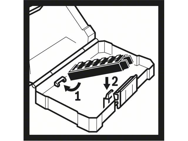 Paket vijačnih nastavkov Bosch Impact Control, 1xT15, 2xT20, 2xT25, 2xT30, 1xT40    , 2608522329