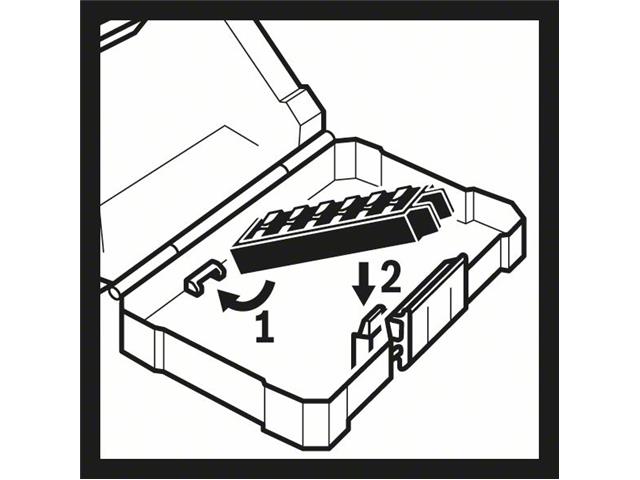 36-delni komplet vijačnih nastavkov Bosch Impact Control, Dimenzije: 25-60 mm, 2608522365