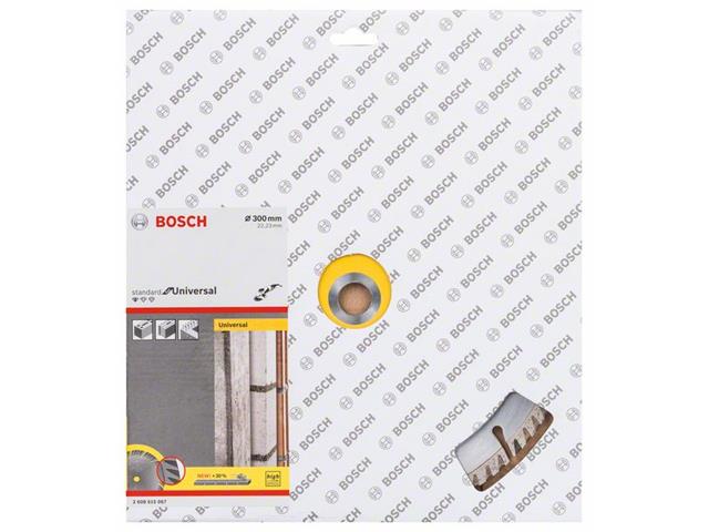 Diamantna rezalna plošča Bosch Standard for Universal, Dimenzije: 300x22.23x3.3x10mm, 2608615067