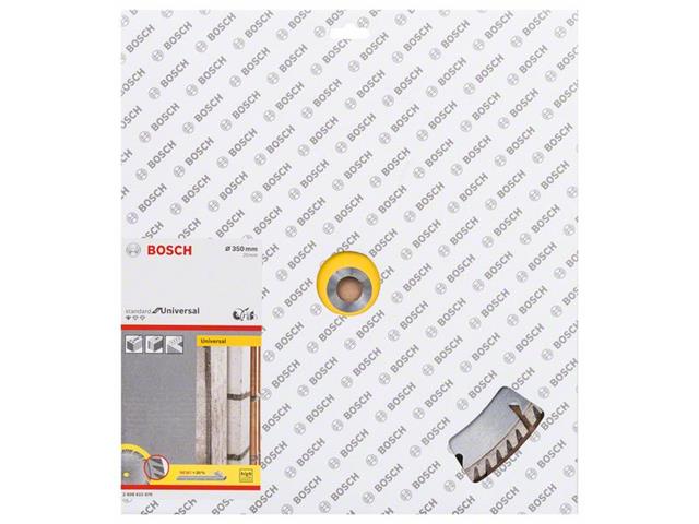 Diamantna rezalna plošča Bosch Standard for Universal, Dimenzije: 350x20x3.3x10mm, 2608615070