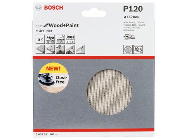 Brusilni list Bosch, 150mm, 120, 2608621164