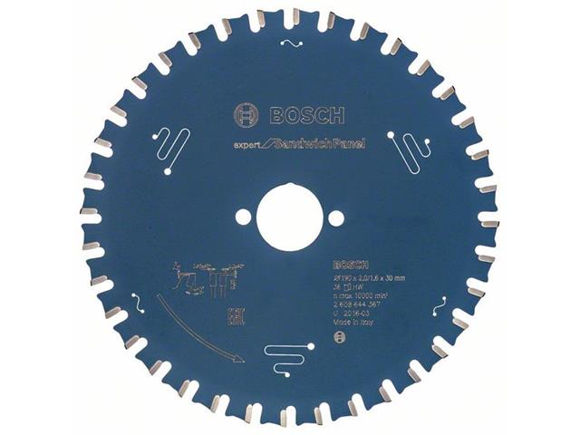 Žagin list Bosch EX SH H, Dimenzije: 190x30mm, Zob: 36, 2608644367