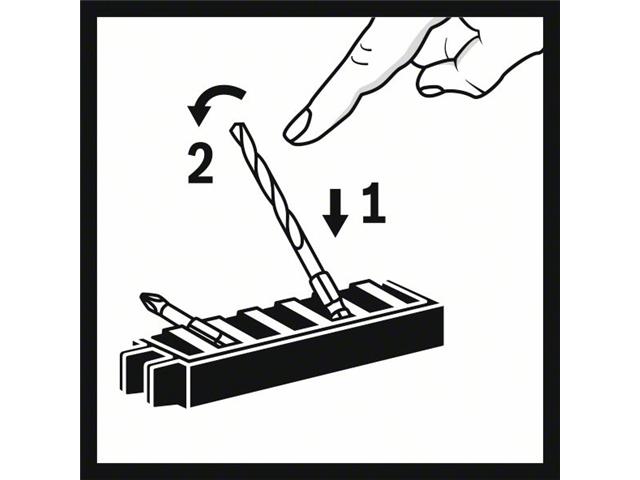 8-delni komplet svedrov Impact Control HSS