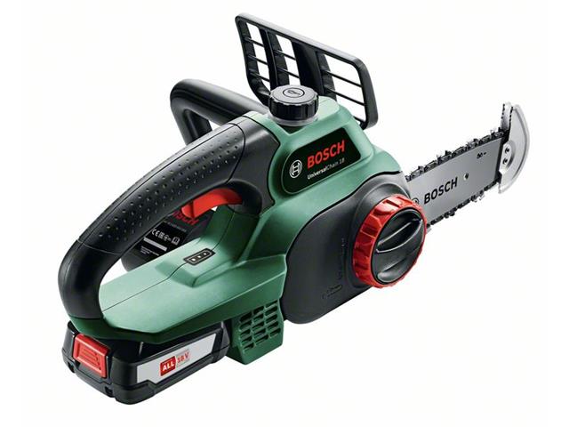 Akumulatorska verižna žaga Bosch UniversalChain 18, 18V, 20cm, 80 ml, 3kg, 06008B8000