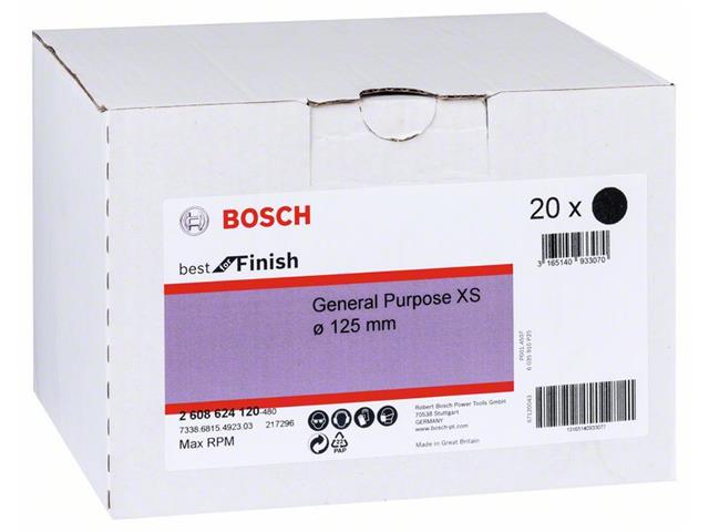 Flis Bosch, posebej fina zrnatost Ultra fine GP, plošča 125mm, 2608624120