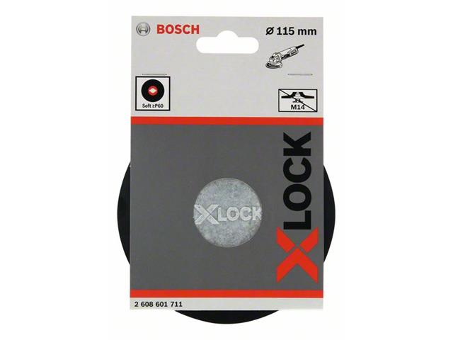 X-LOCK mehki podporni krožnik Bosch, 115 mm, 13.300vrt./min, 2608601711