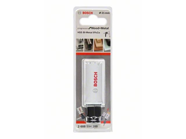 HSS BiM kronska žaga za izrezovanje lukenj Bosch za les in kovino, Dimenzije: 21x44mm, 2608594200