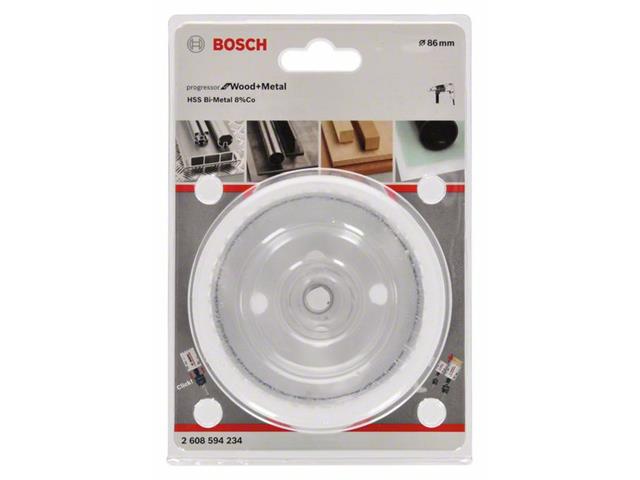 HSS BiM kronska žaga za izrezovanje lukenj Bosch za les in kovino, Dimenzije: 86x44mm, 2608594234