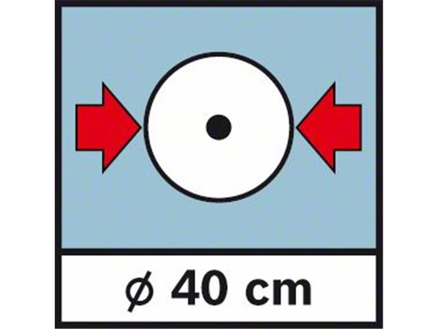 Merilno kolo Bosch GWM 40, 9999.99 m, 389,1 mm (1,22 m), Jeklo, 0601074100