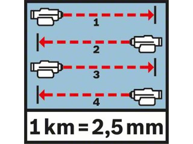 Optična nivelirna naprava Bosch GOL 26 D v kovčku, Povečava: 26x, 1.6mm na 30m, do 100m, 0601068000