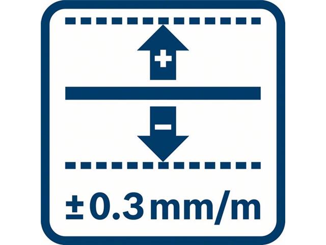 Kombinirani laser Bosch GCL 2-15, 15 M, ± 0,3 mm/m, ± 4°, 0601066E02