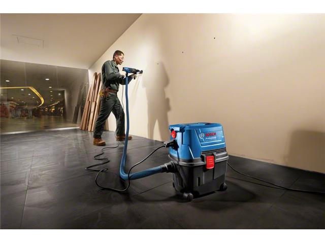 Industrijski sesalnik Bosch GAS 15 PS, 1.100W, 10L, 53l/s, 270mbar, 6kg, 06019E5100