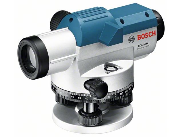 Optična nivelirna naprava Bosch GOL 26 D v kovčku+Stojalo BT 160+Merilna palica GR 500, 061599400E
